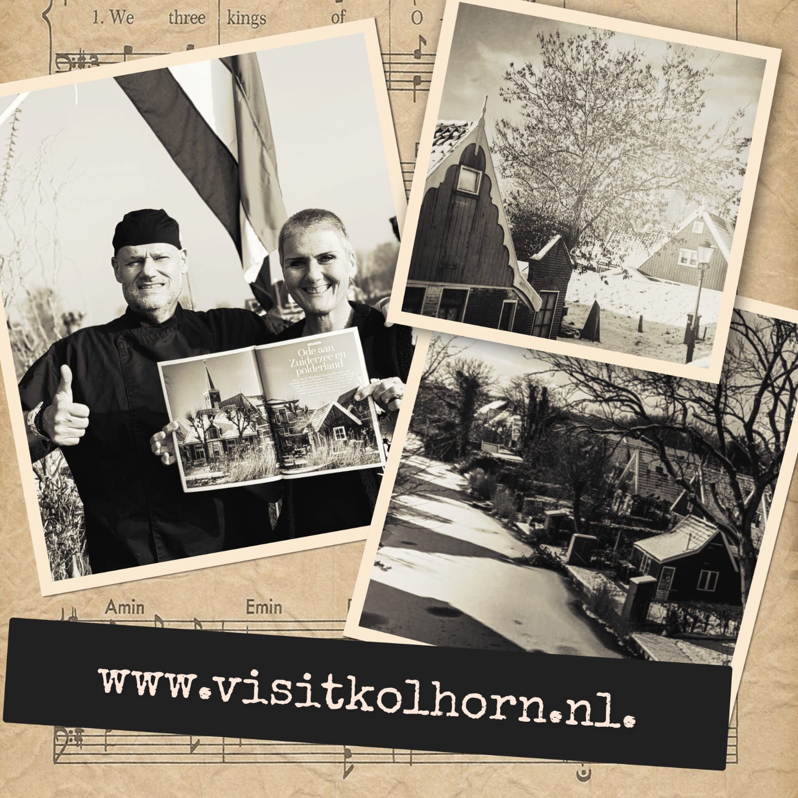 Sfeervolle afbeelding van Kolhorn met www.visitkolhorn.nl